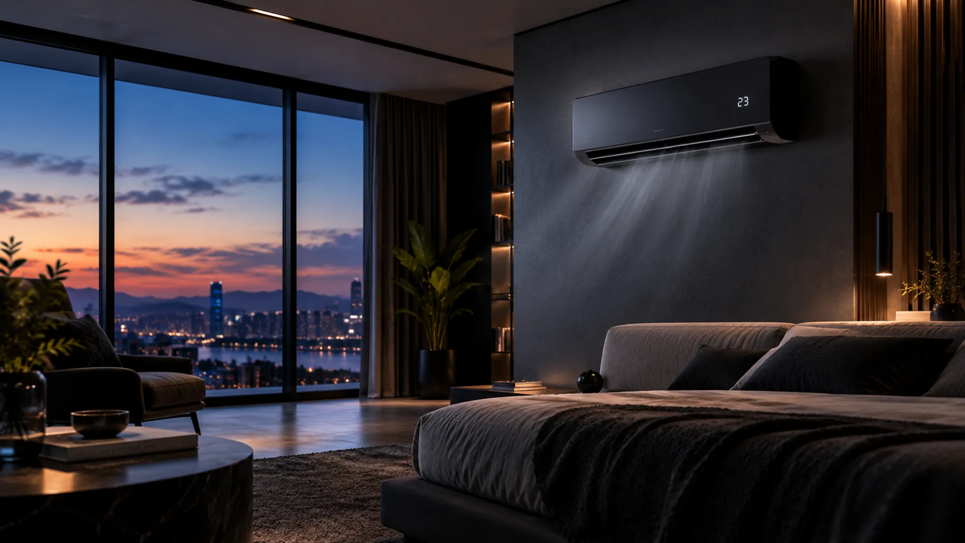 Premium air conditioning interior